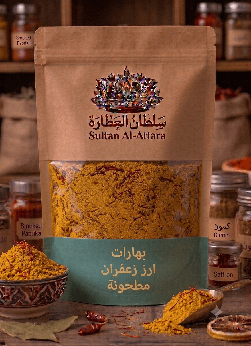 بهارات أرز بالزعفران