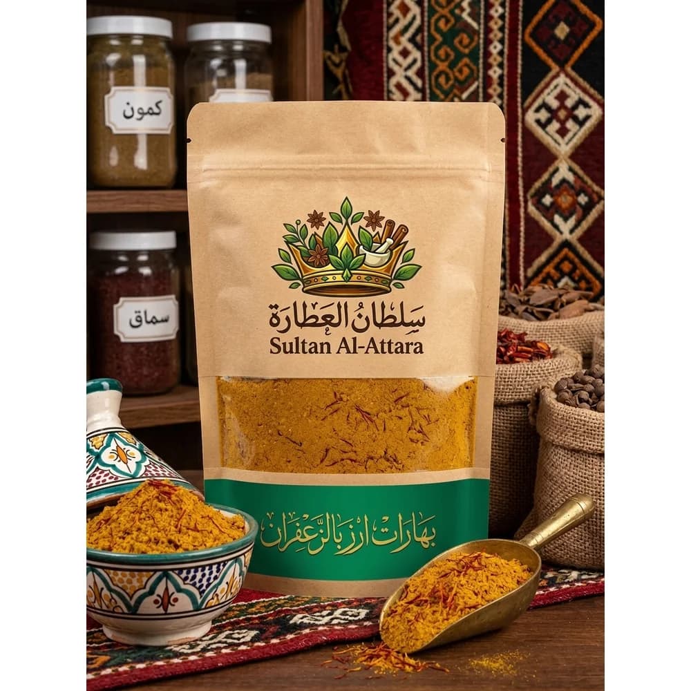 بهارات أرز بالزعفران